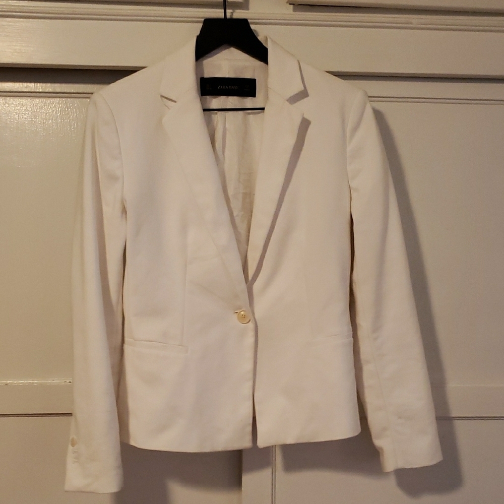 Zara Women's White Blazer